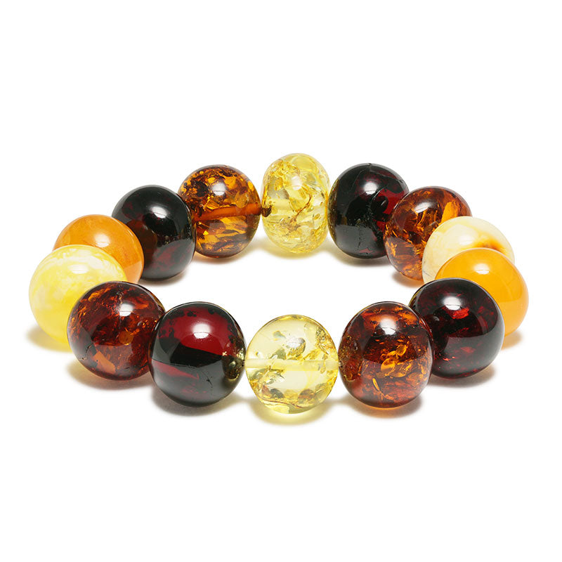 Real photo of Baltic amber bracelet